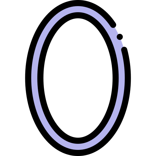 Mirror Detailed Rounded Lineal color icon