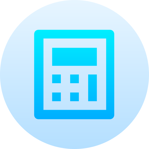 Calculator Generic Flat Gradient icon