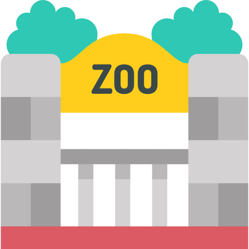 zoo Kawaii Flat icon