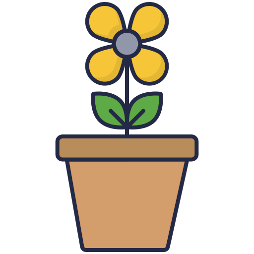 Flower Generic Outline Color icon