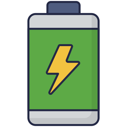 Battery Generic Outline Color icon