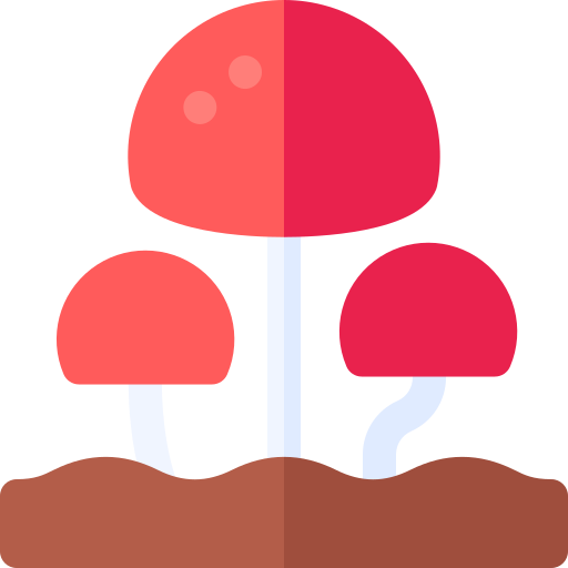 Fungus Basic Rounded Flat icon