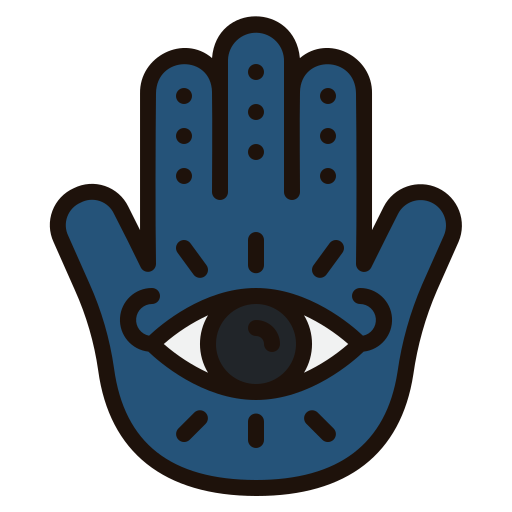 hamsa Generic Outline Color ikona