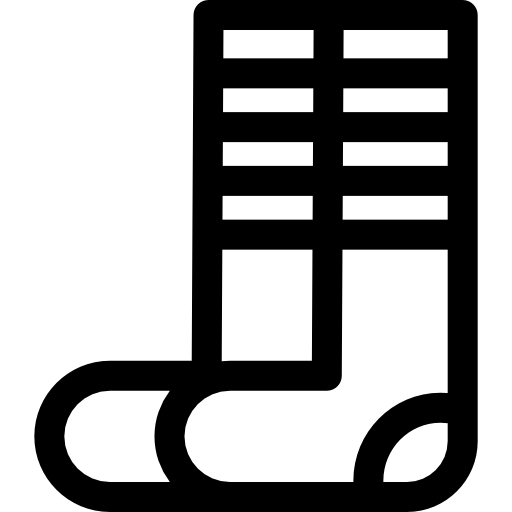 sokken Basic Rounded Lineal icoon