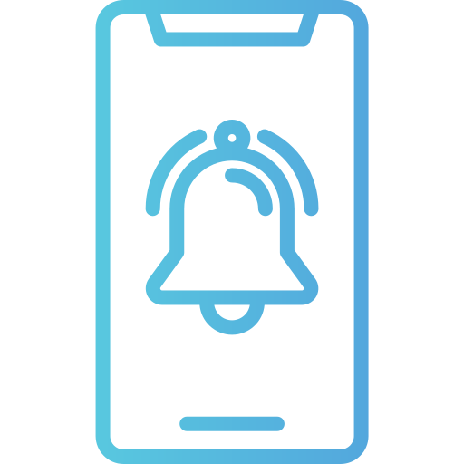 campanello di notifica Generic Gradient icona