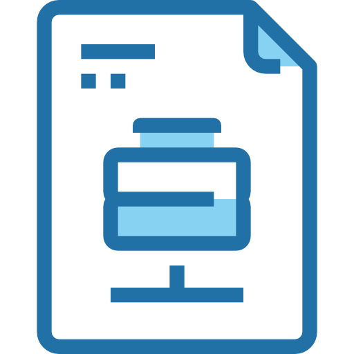 File Accurate Blue icon