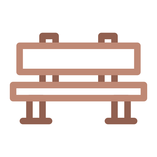 Bench Generic Outline Color icon