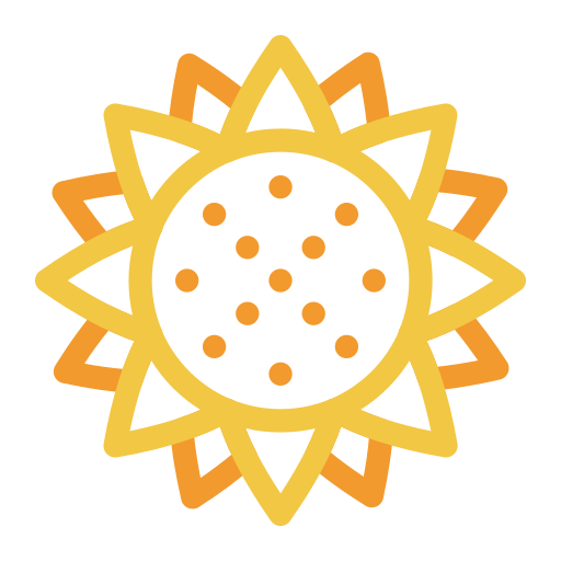 girasole Generic Outline Color icona