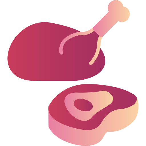 mięso Generic Flat Gradient ikona