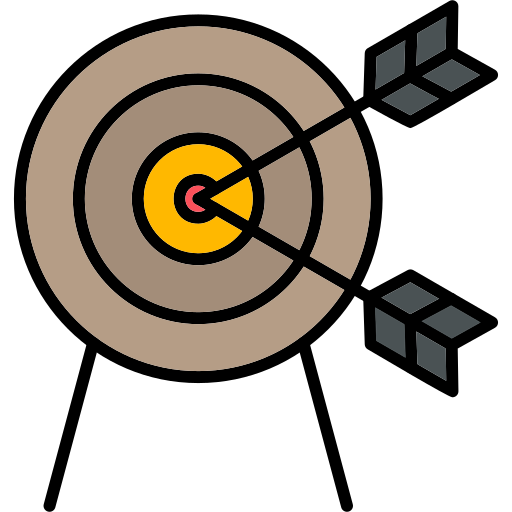 Target Generic Outline Color icon