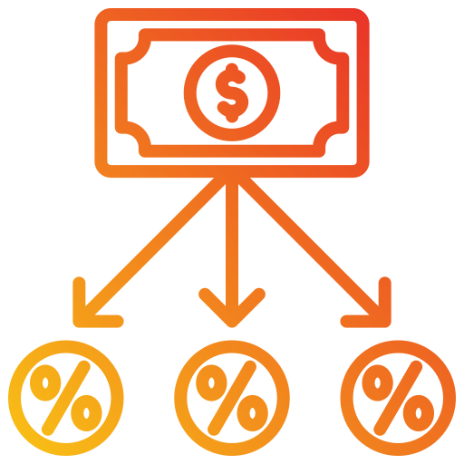 dividende Generic Gradient icon