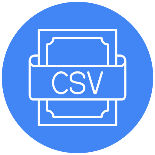 csv Generic Flat иконка