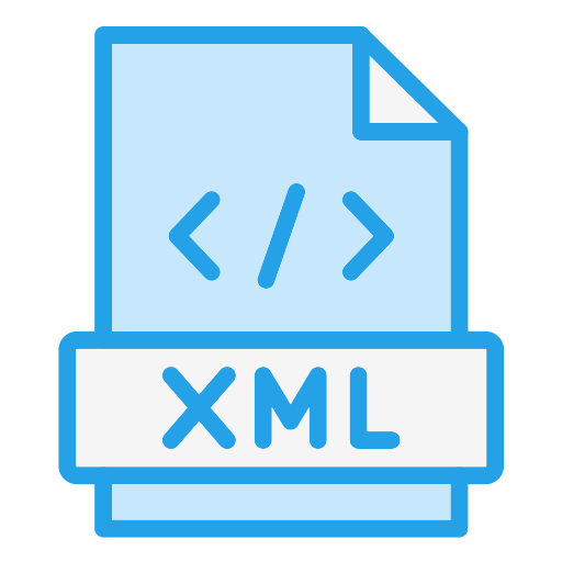 xml Generic Blue icon