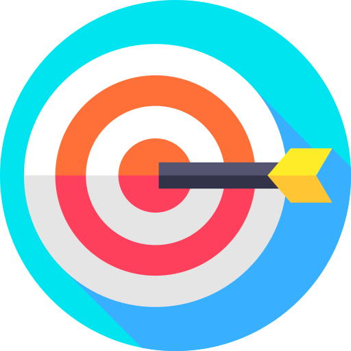 ziel Flat Circular Flat icon