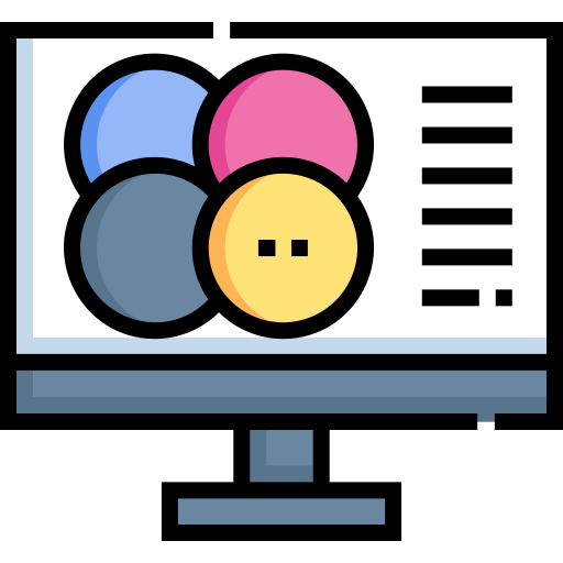 Cmyk Detailed Straight Lineal color icon