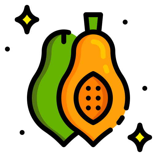 papaya Generic Detailed Outline icon