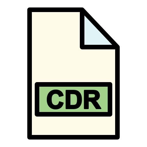 cdr-datei Generic Outline Color icon