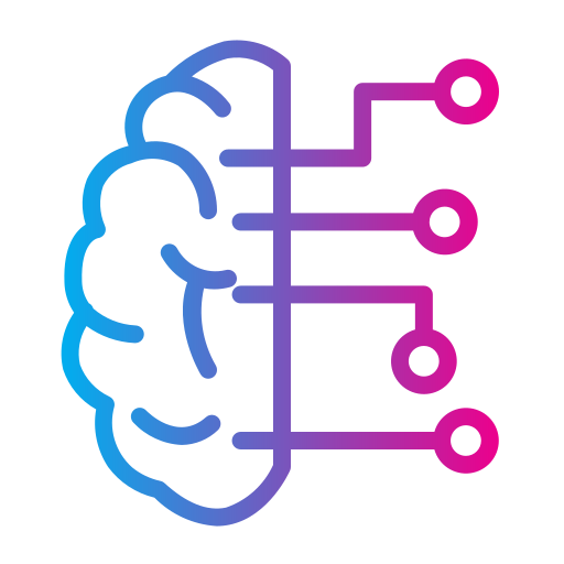 sztuczna inteligencja Generic Gradient ikona