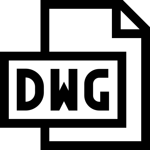 dwg Basic Straight Lineal Ícone