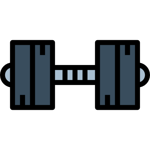 Dumbbell PongsakornRed Lineal Color icon