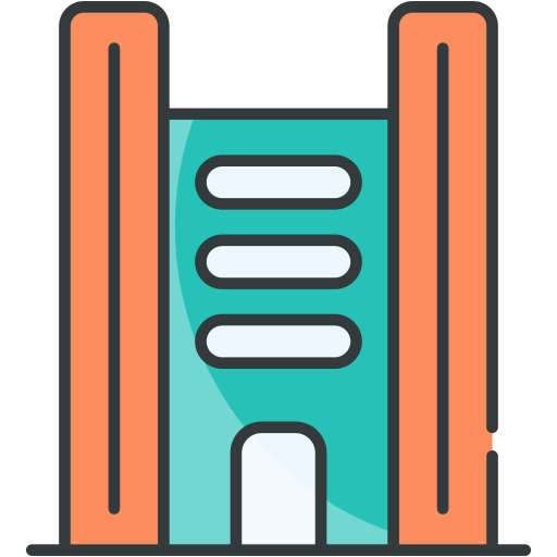 City building Generic Outline Color icon