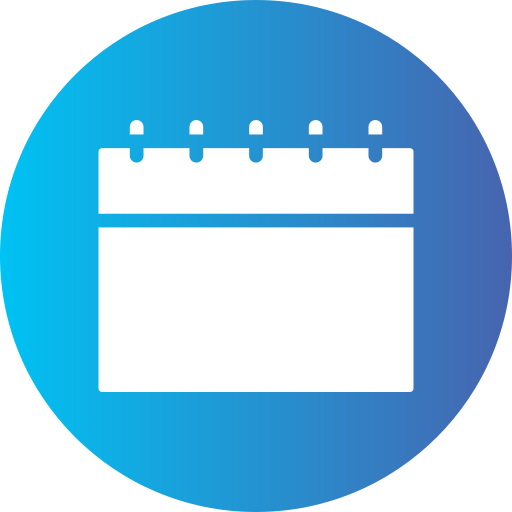 kalender Generic Flat Gradient icoon