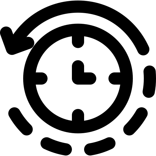 temps Super Basic Rounded Lineal Icône