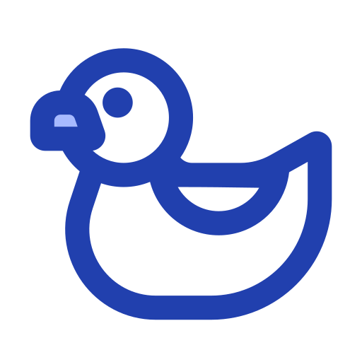 アヒル Generic Blue icon