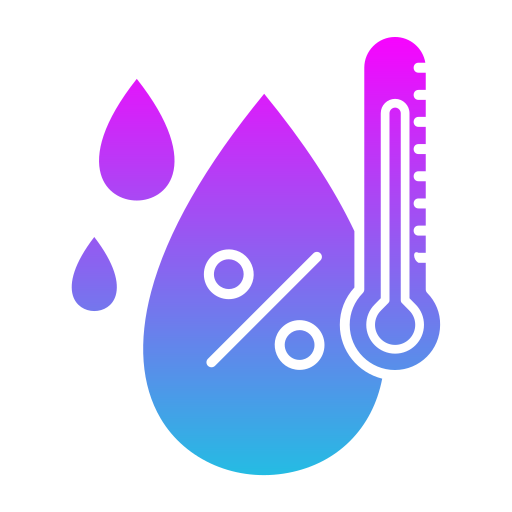 wilgotność Generic Flat Gradient ikona