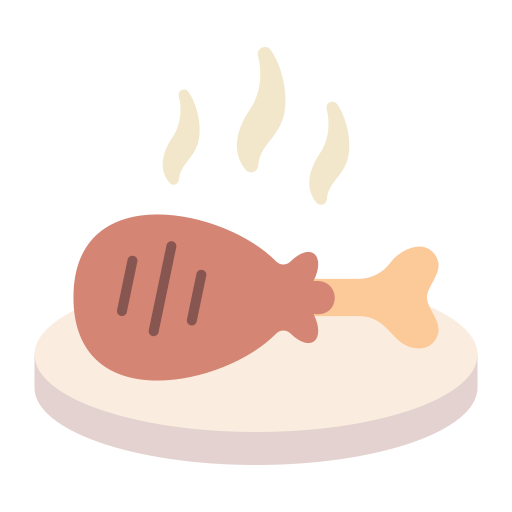 Chicken leg Generic Flat icon