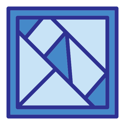 tangram Generic Blue Icône