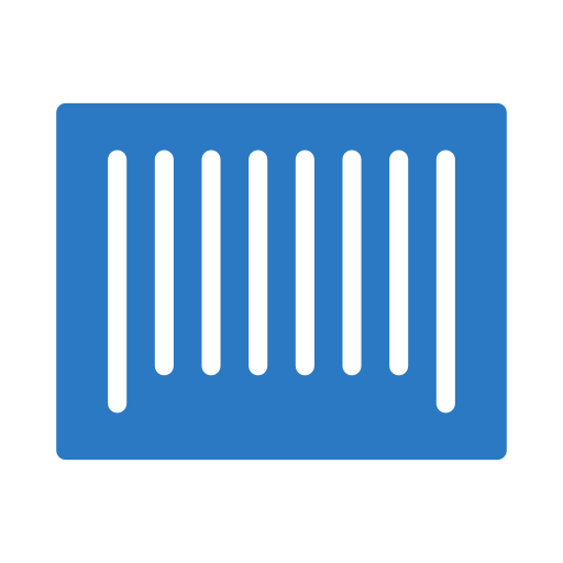 barcode Generic Blue icon