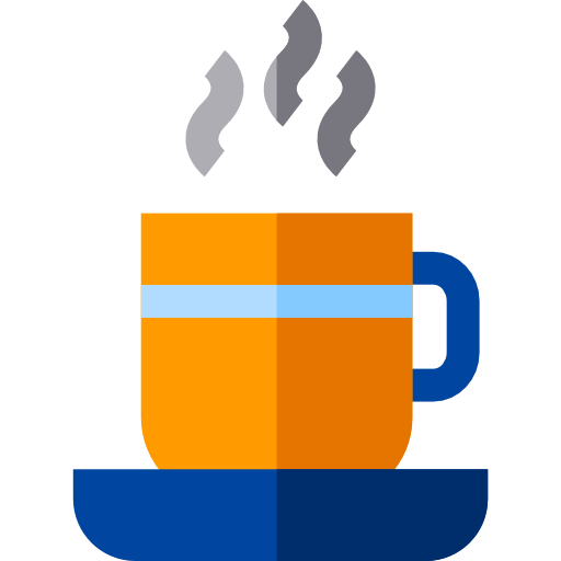 kaffeetasse Basic Straight Flat icon