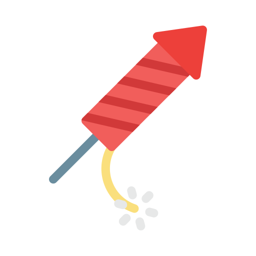 feuerwerk Vector Stall Flat icon