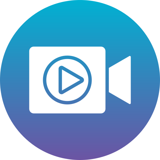 Video Generic Flat Gradient icon