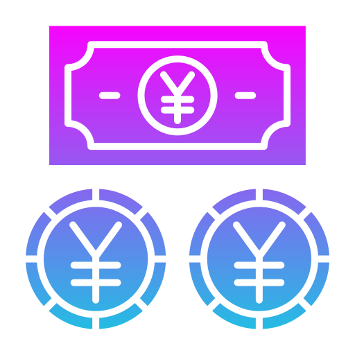 yen Generic Flat Gradient Icône