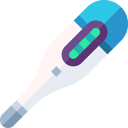 Thermometer Basic Straight Flat icon