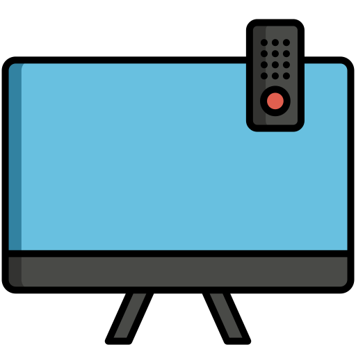 テレビ Generic Outline Color icon