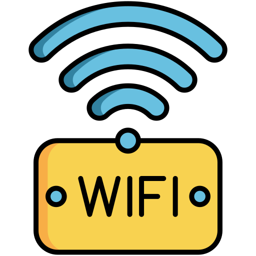 w-lan Generic Outline Color icon