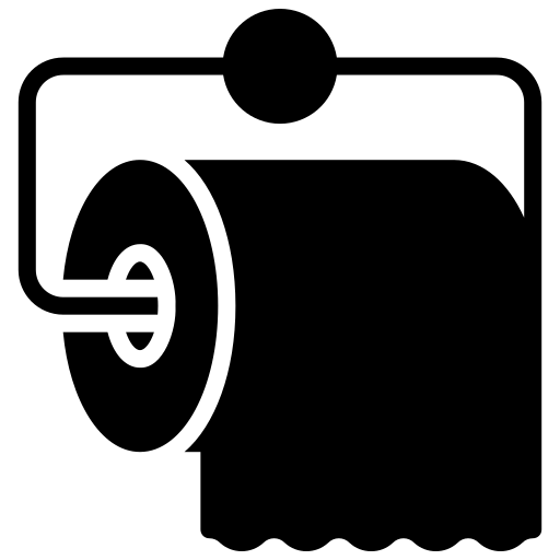 carta igienica Generic Glyph icona