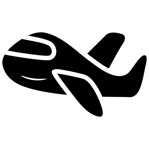 avion Generic Glyph Icône