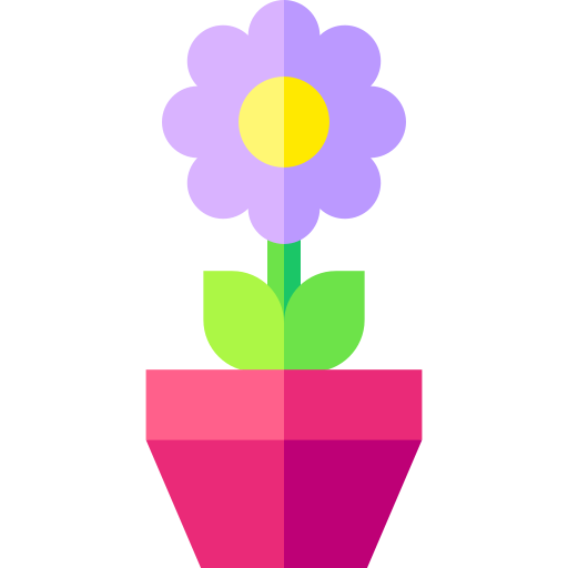 Flower Basic Straight Flat icon