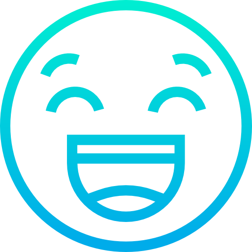 en riant Kiranshastry Gradient Icône