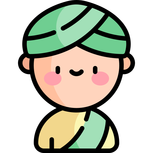 남자 Kawaii Lineal color icon