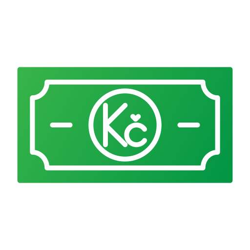 koruna Generic Flat Gradient Ícone