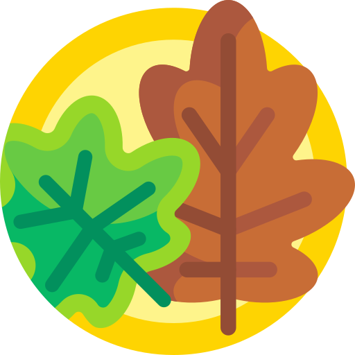 Leaves Detailed Flat Circular Flat icon