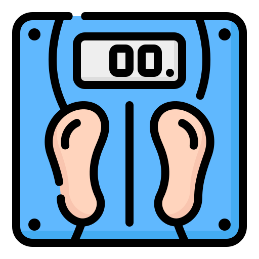 Weight Scale Generic Outline Color icon