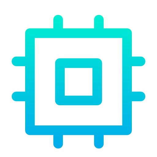 cpu Kiranshastry Gradient Icône