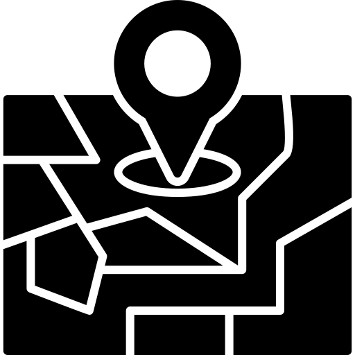 Карта улиц Generic Glyph иконка