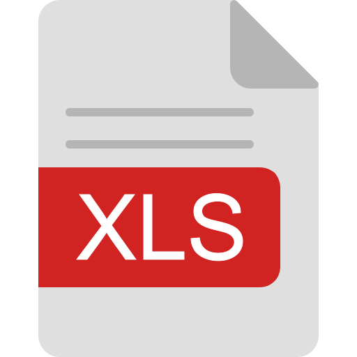 xls-dateiformat Generic Flat icon